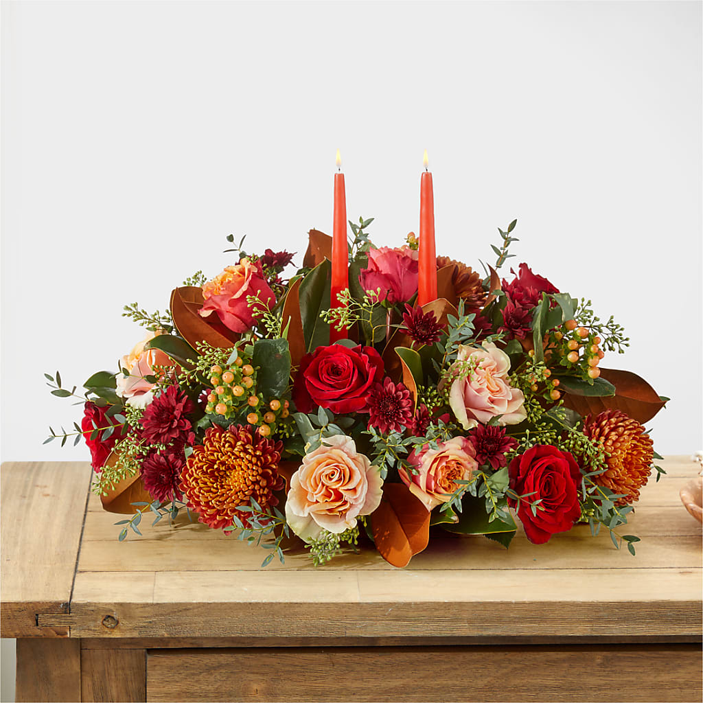 Gather Near Centerpiece – GORDILLO'S FLOWERS AND GIFTS LLC, Mishawaka IN